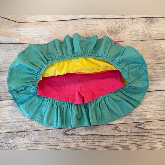 Gymboree Girls Rainbow Tiered Skort - Festive Fruit - Pink/size 7 - Picture 8 of 8